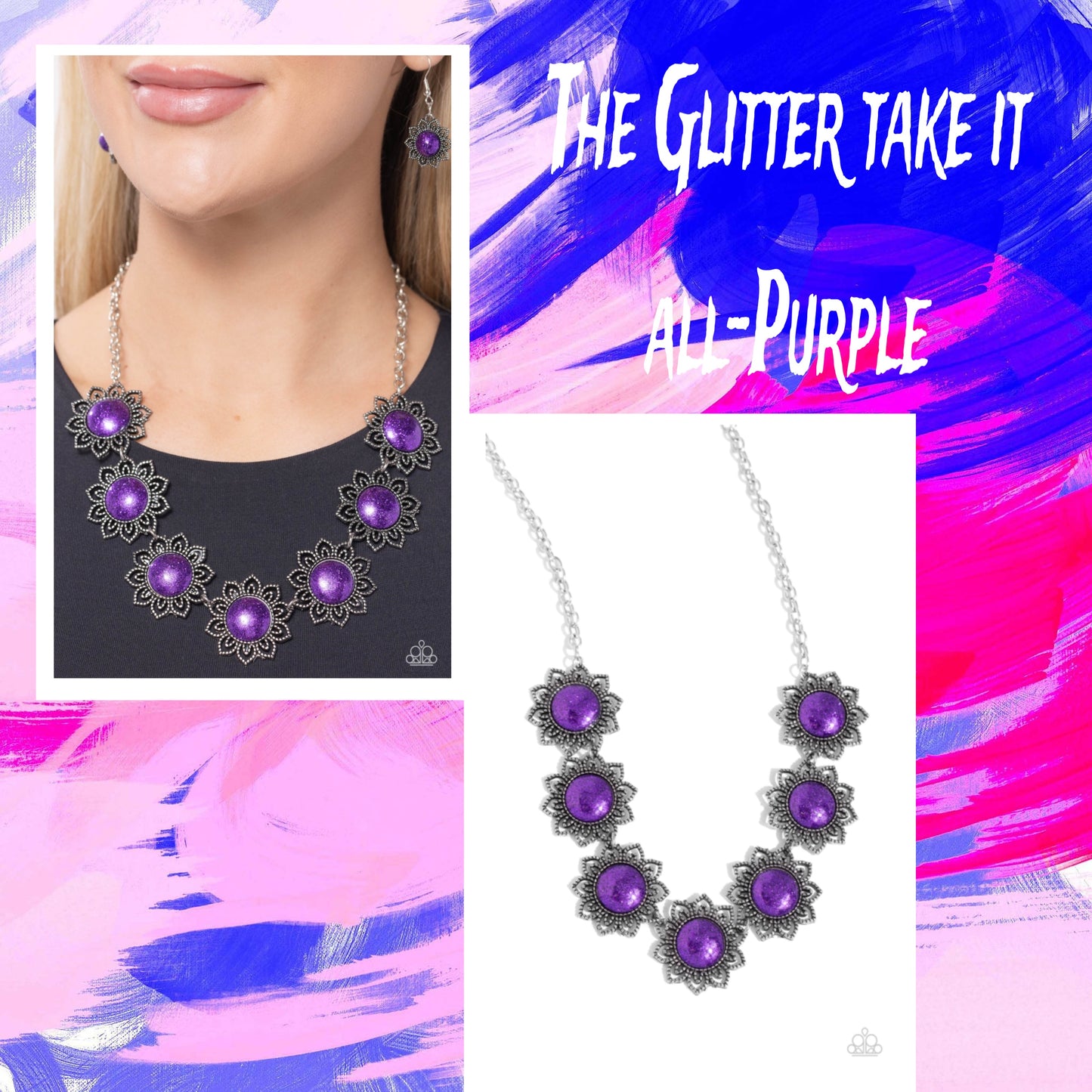 The GLITTER Takes It All - Purple