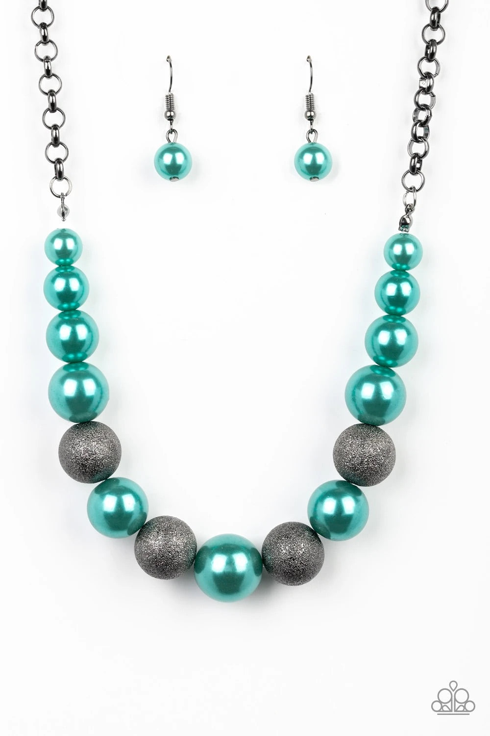 Paparazzi Humble Hustle Green Necklace with matching Bracelet