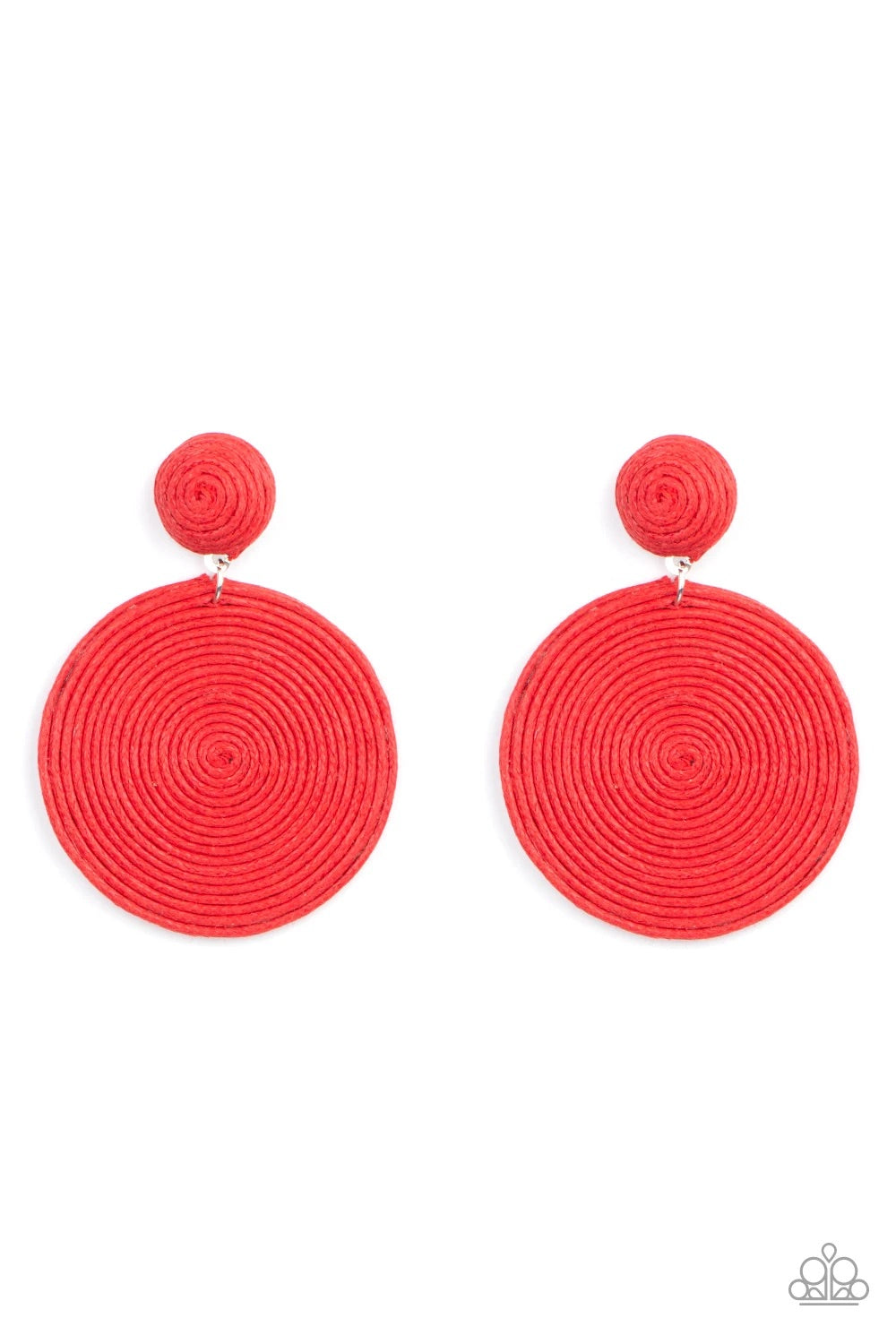 Circulate The Room Red Earrings