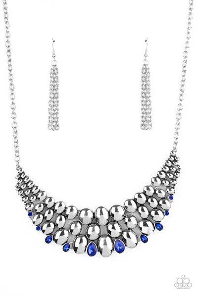 Powerhouse Party Blue Necklace