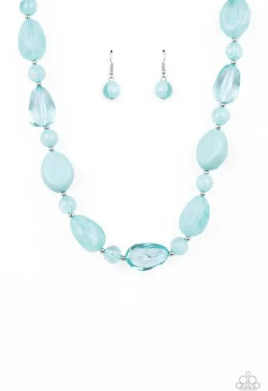 Staycation Stunner blue necklace