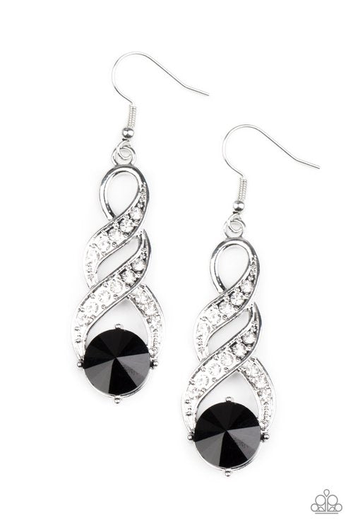 High-Ranking Royalty - black - earrings