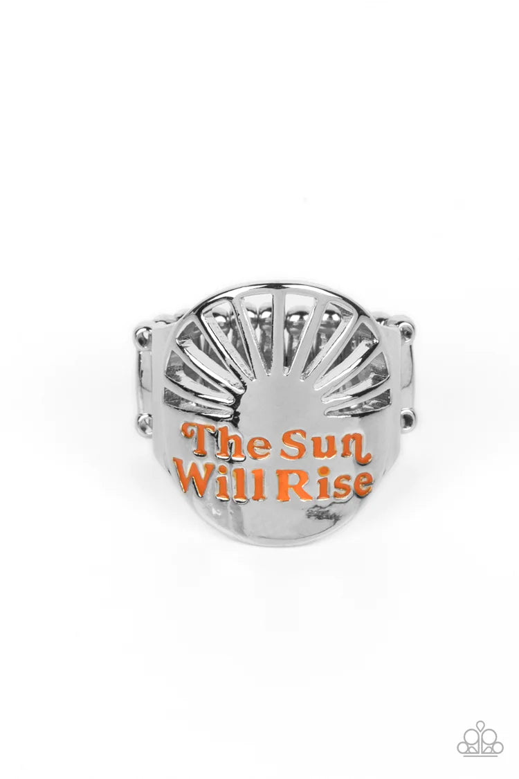 The Dawn After Tomorrow - Orange Paparazzi Ring (Pre-Order)